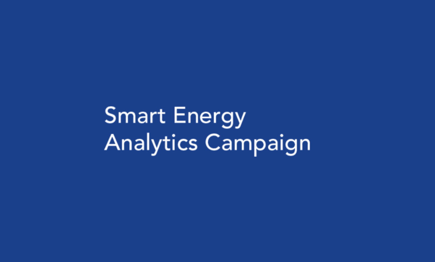 LBA Realty - Sustainability - Awards - Smart Energy Analytics Campaign