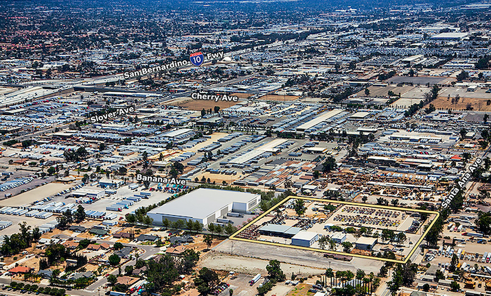 14086 Santa Ana Avenue Aerial View