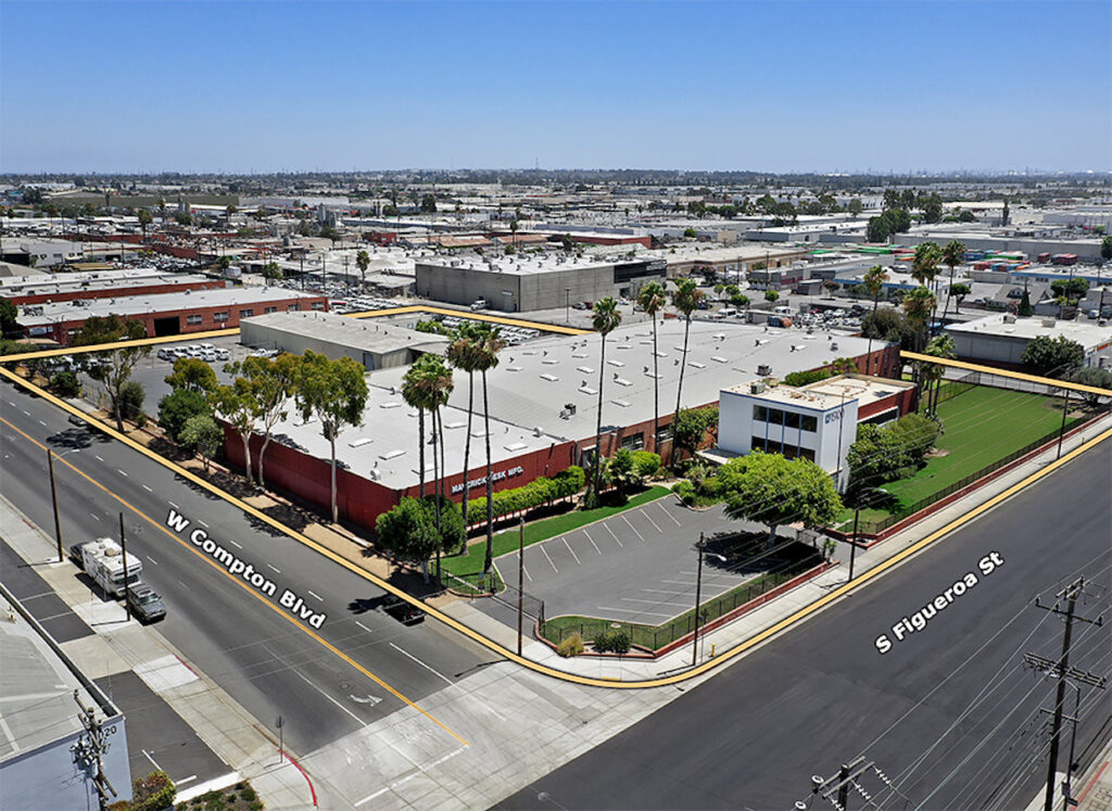 15100 Figueroa Street Aerial View
