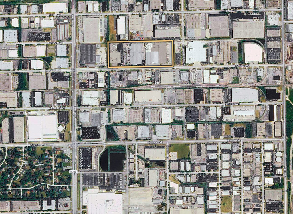 1900-2020 Pratt Blvd Aerial View