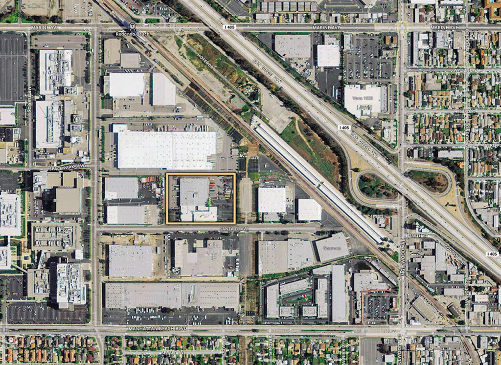 2411 Santa Fe Avenue Aerial View