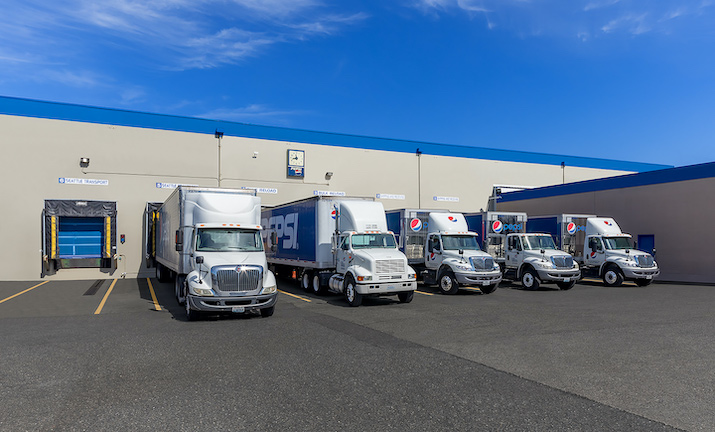 LBA Logistics 3101 South Pine Street Exterior Trucks