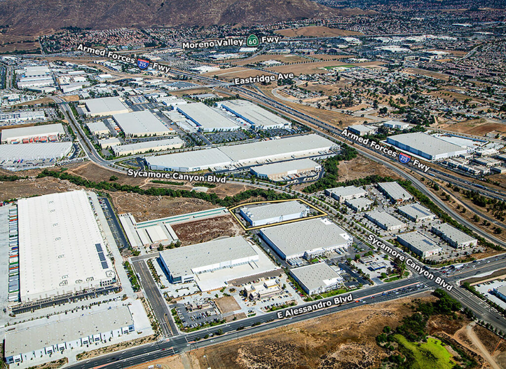 7275 Sycamore Canyon Blvd Aerial View