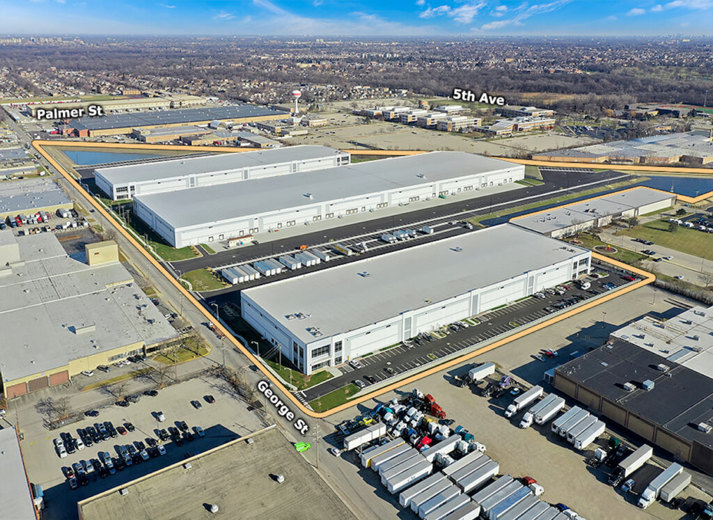 Industry Center at Melrose Park Aerial View