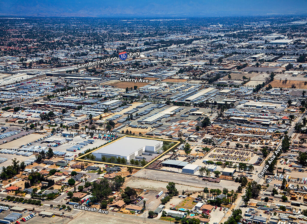 LBA Fontana Logistics Center Aerial View