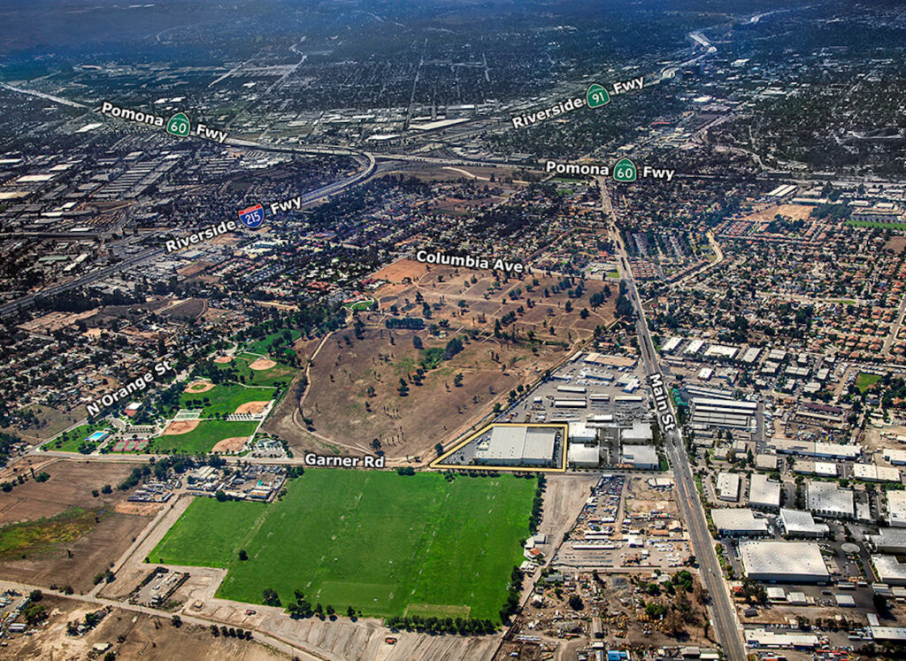 Main and Garner Business Park Aerial View