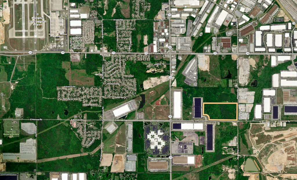 Memphis Oaks Logistics Center Aerial View