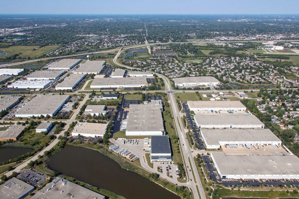 Turnberry Lakes Distribution Center Aerial View
