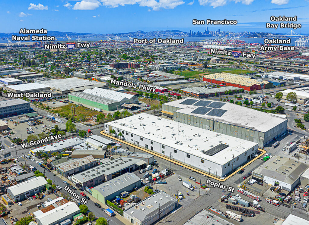 West Oakland Industrial Center Aerial View