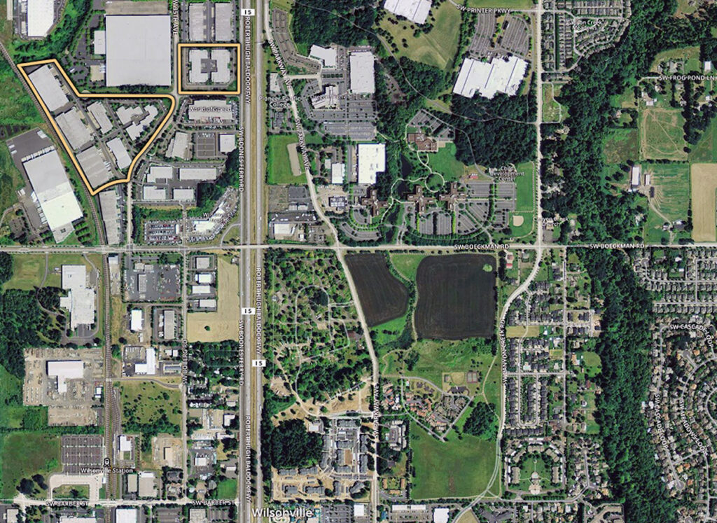 Wilsonville Business Center Aerial View