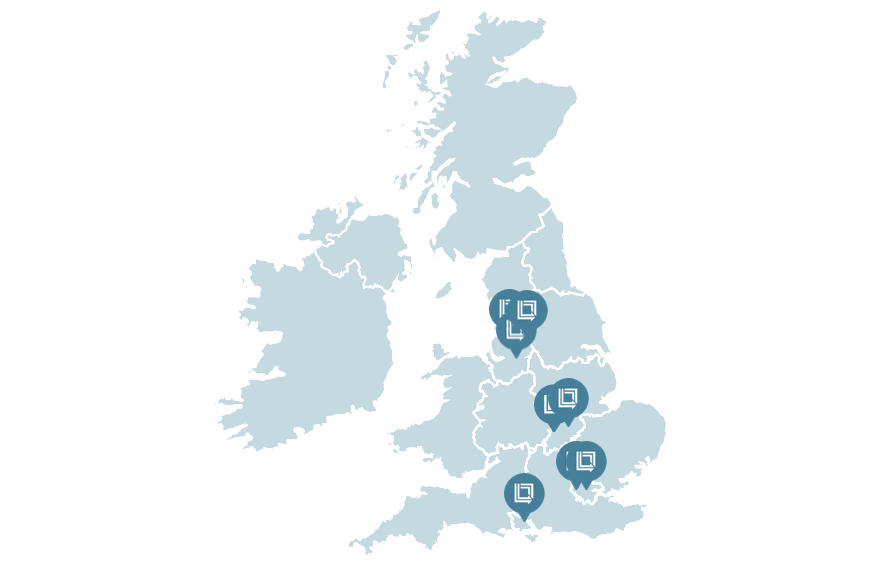 UK Portfolio Map